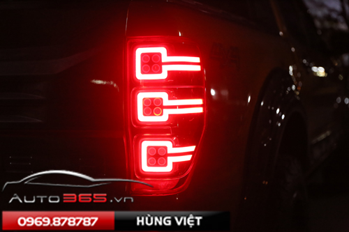 FORD RANGER NÂNG CẤP ĐÈN HẬU TĂNG SÁNG